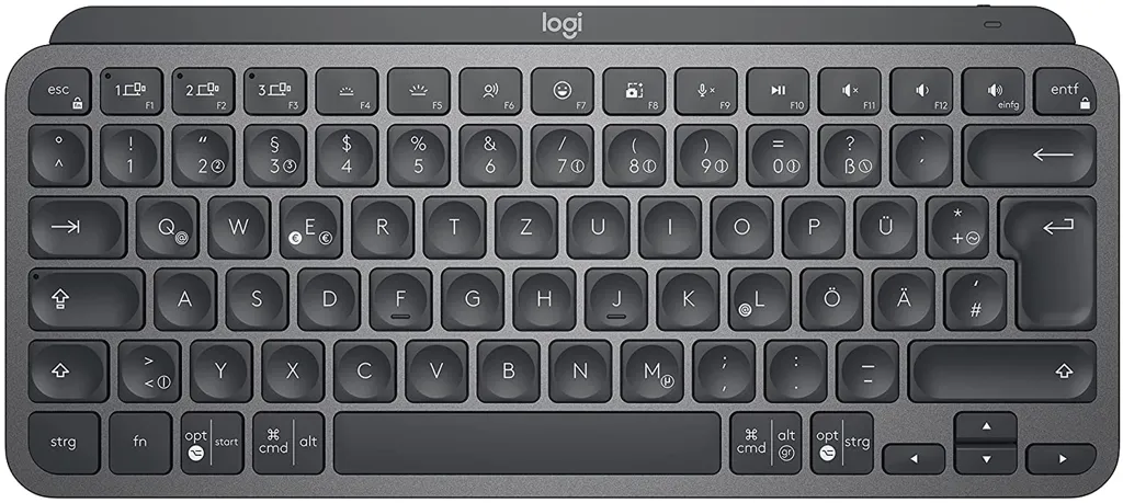 LOGITECH Clavier sans Fil MX Keys Mini - QWERTZ (SF) - Graphite