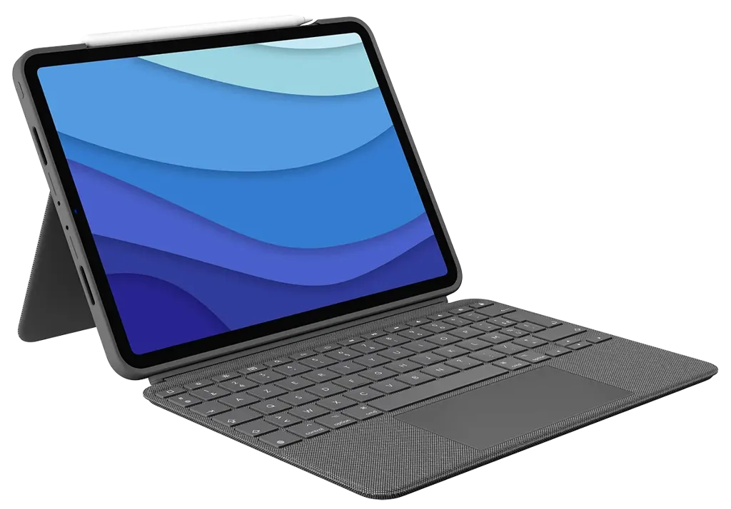 LOGITECH Etui Clavier Combo Touch pour iPad Pro 11" (1st, 2nd, 3rd gen) - AZERTY (FR) - Graphite