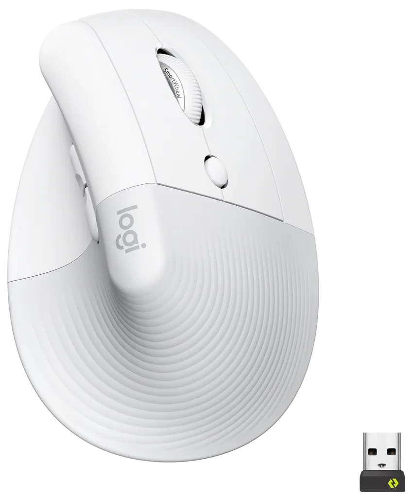 LOGITECH Souris sans Fil LIFT Ergo - Blanc Cassé