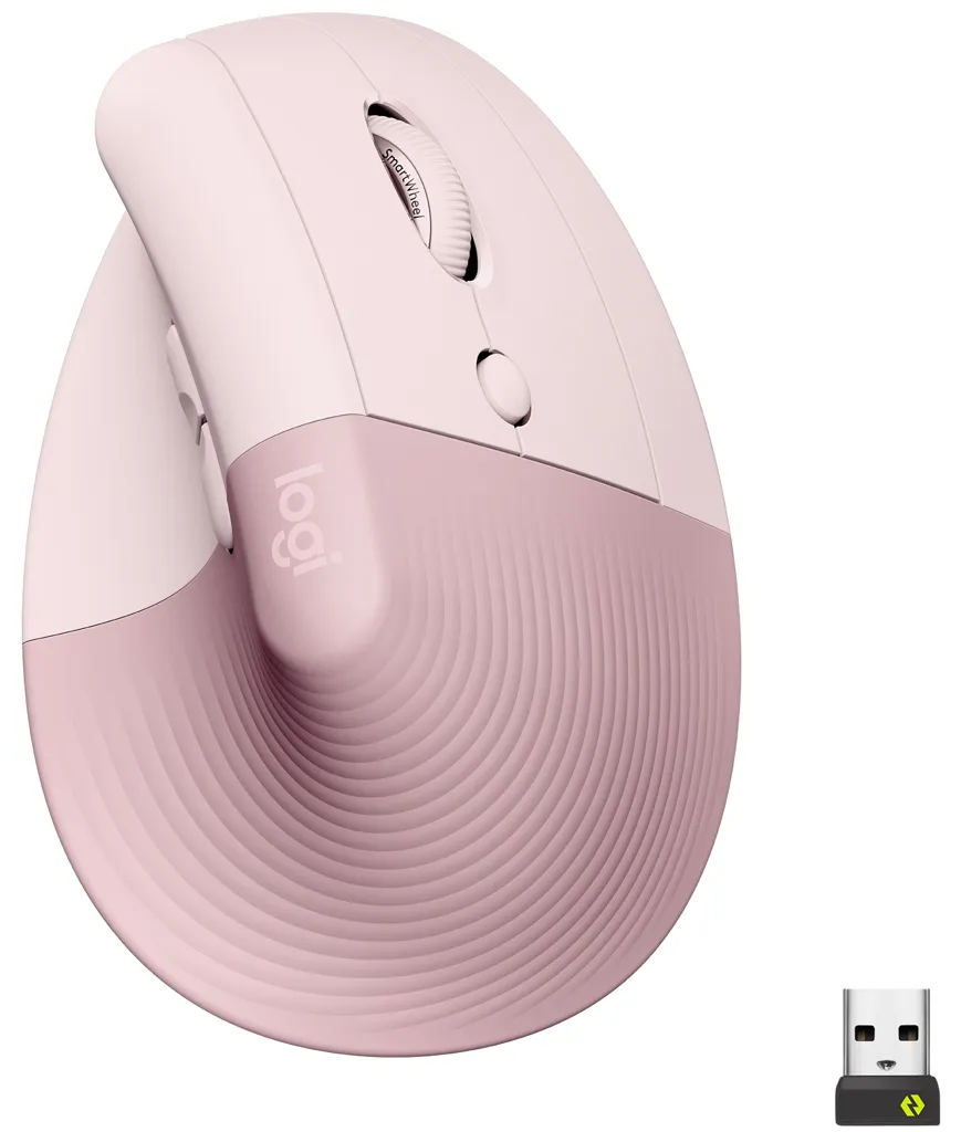 LOGITECH Souris sans Fil LIFT Ergo - Rose