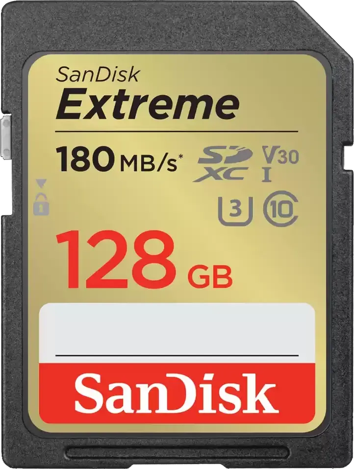 SANDISK Carte mémoire SD Extreme UHS-I - 128 Go