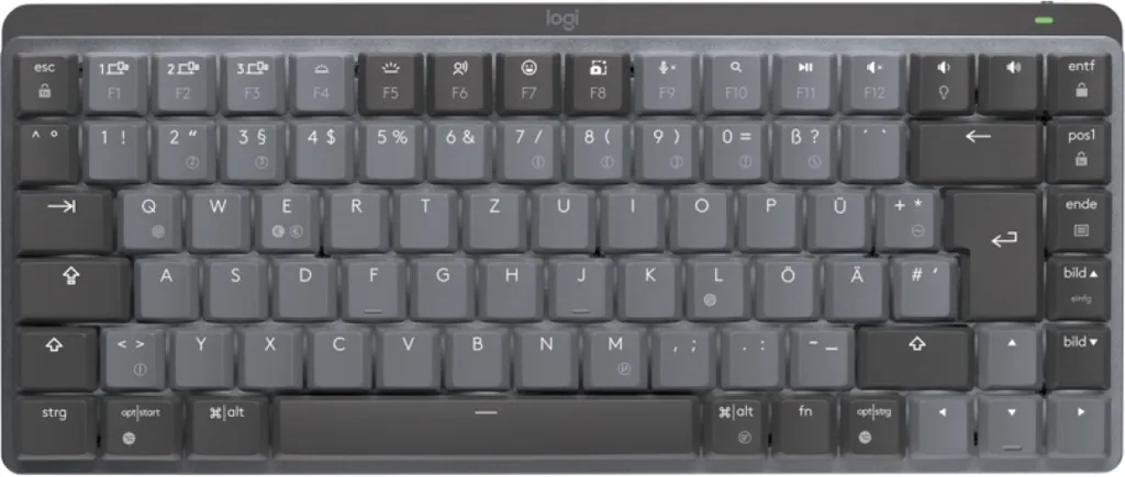 LOGITECH Clavier sans fil MX Mechanical Mini - Tactile Quiet - QWERTZ (SF) - Graphite