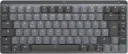 LOGITECH Clavier sans fil MX Mechanical Mini - Tactile Quiet - QWERTZ (SF) - Graphite