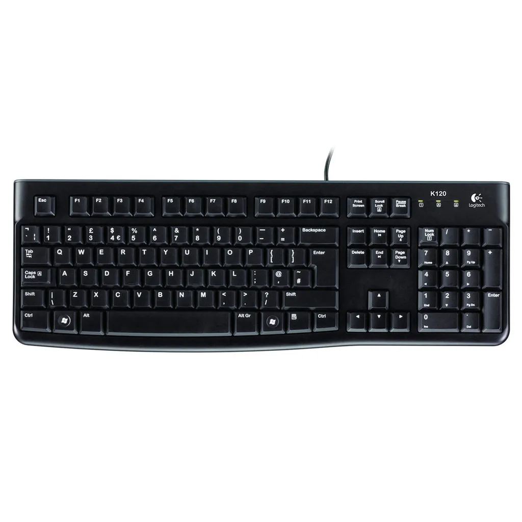 LOGITECH Clavier K120 - QWERTY (US) - Noir