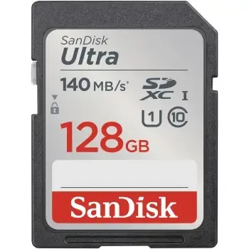 SANDISK Carte Mémoire SDXC Ultra - 128 Go
