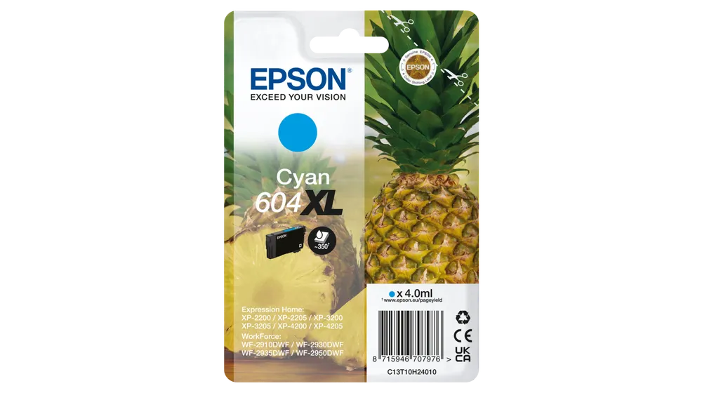 EPSON Cartouche d'encre 604 XL - Cyan