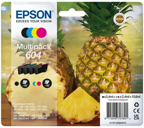 EPSON Cartouche d'encre 604 Multipack