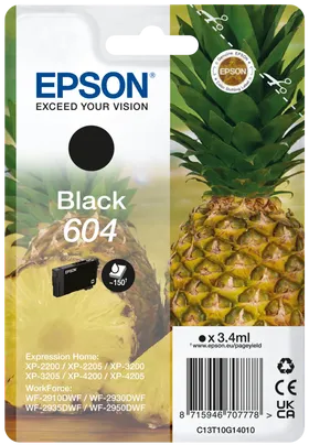 EPSON Cartouche d'encre 604 Noir