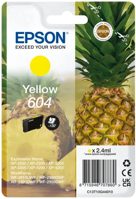 EPSON Cartouche d'encre 604 Jaune