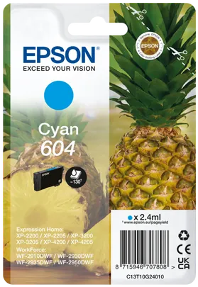 EPSON Cartouche d'encre 604 Cyan