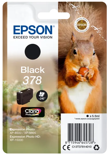 EPSON Cartouche d'encre 378 - Noir
