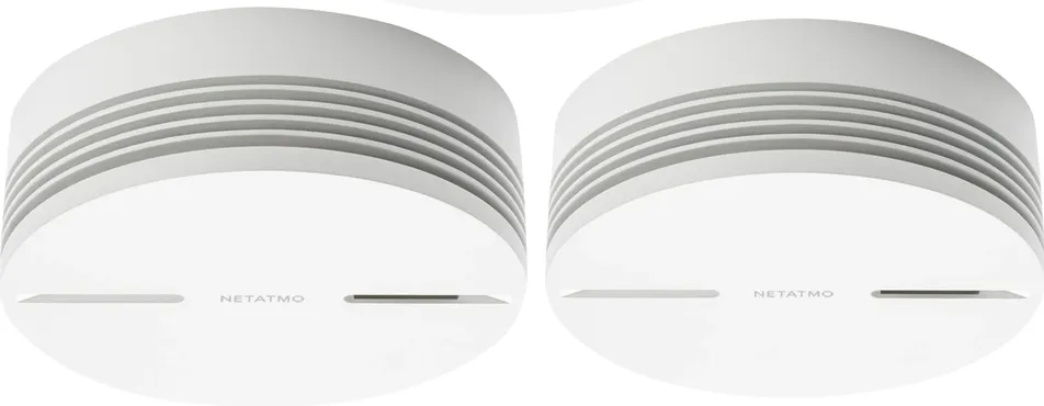 NETATMO Kit 2 Détecteurs de fumée Intelligents