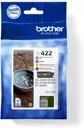 BROTHER Cartouche d'encre LC422VAL - Multipack