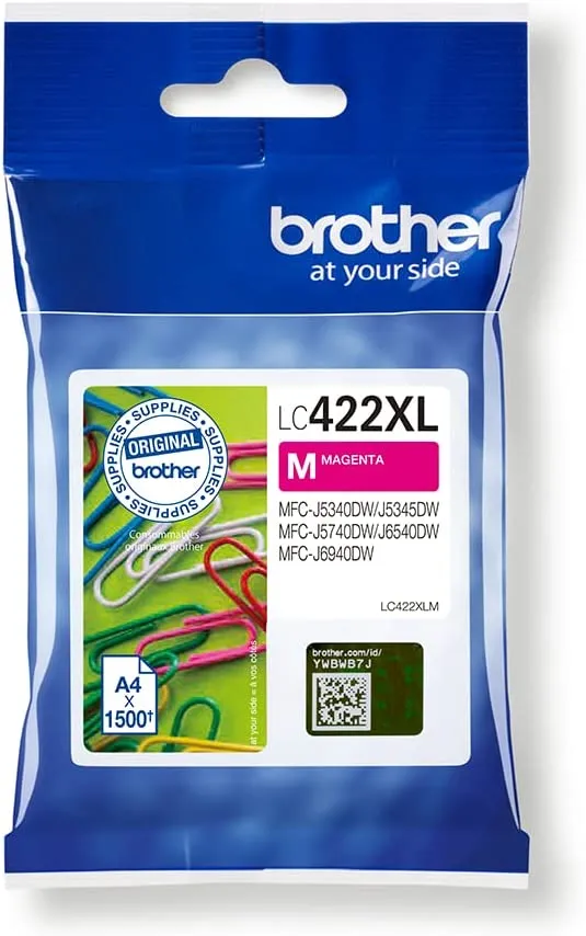 BROTHER Cartouche d'encre LC422XLM - Magenta