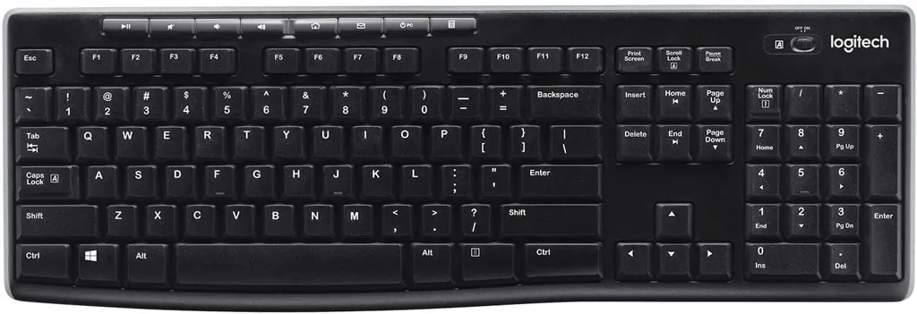 LOGITECH Clavier sans Fil K270 - QWERTZ (SF) - Noir
