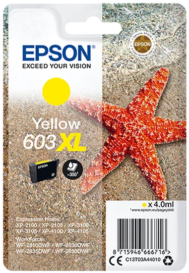 EPSON Cartouche d'encre - 603 XL - Jaune