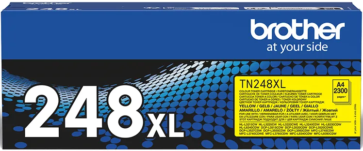 BROTHER Toner TN248XLY - 2300 pages - Jaune