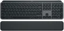 LOGITECH Clavier sans fil MX Keys S + MX Palm Rest - QWERTZ (SF) - Graphite