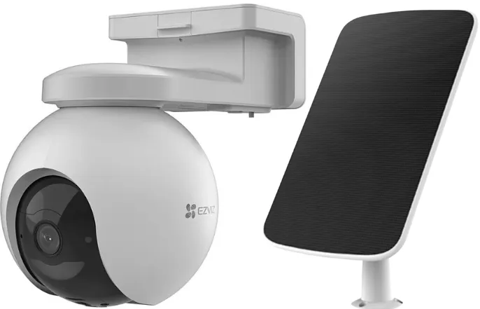 EZVIZ Caméra de sécurité EB8 4G 2K + Panneau solaire Model E