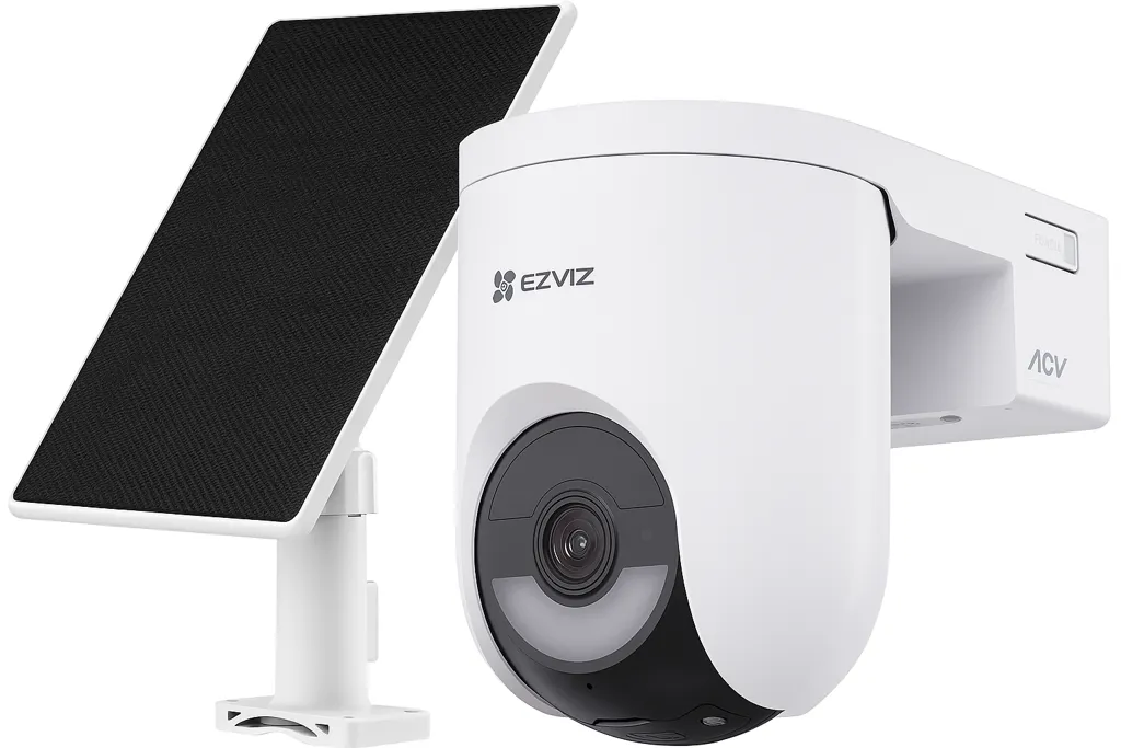 EZVIZ Caméra de sécurité HB8 Lite 2K+ + Panneau solaire