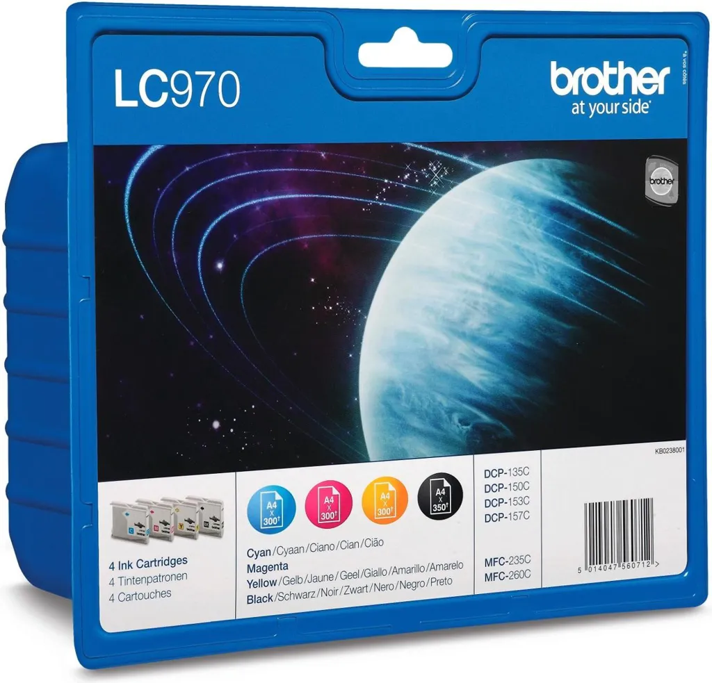 BROTHER LC-970 4-couleurs Value Pack