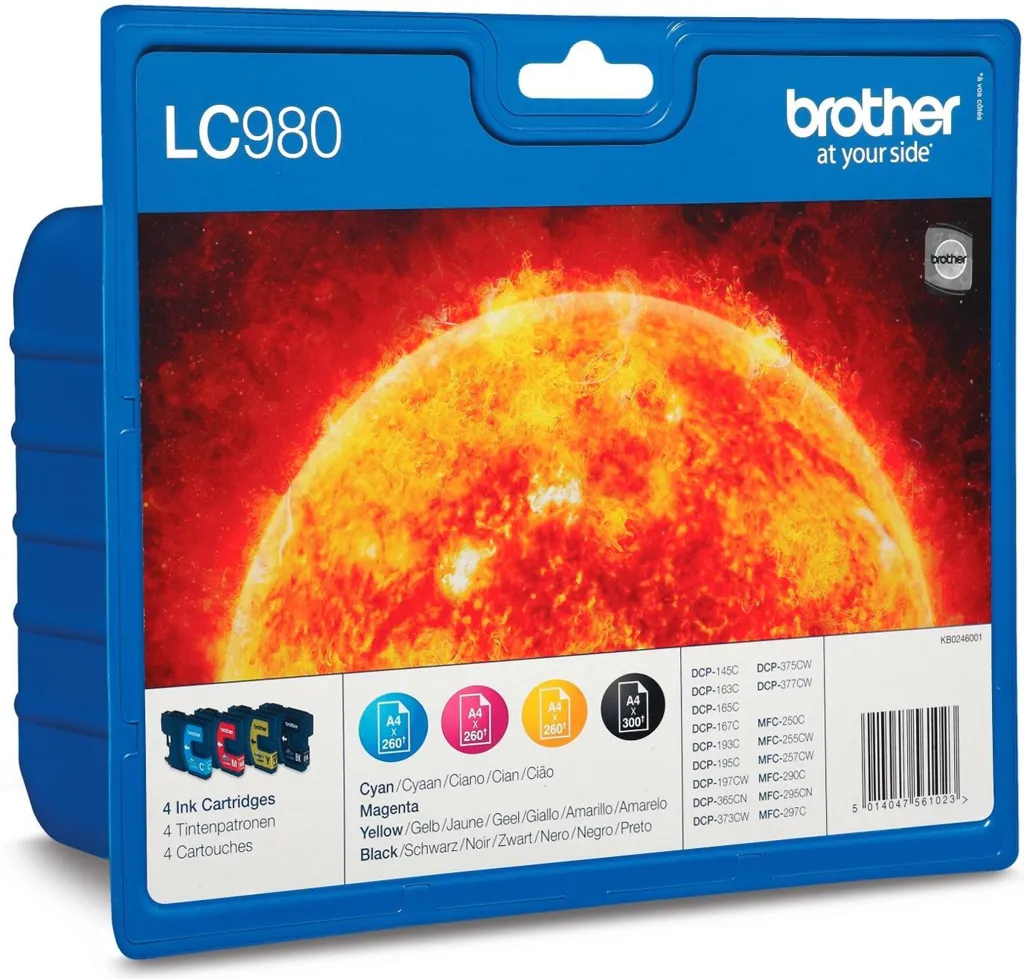 BROTHER LC980 4-couleurs Value Pack