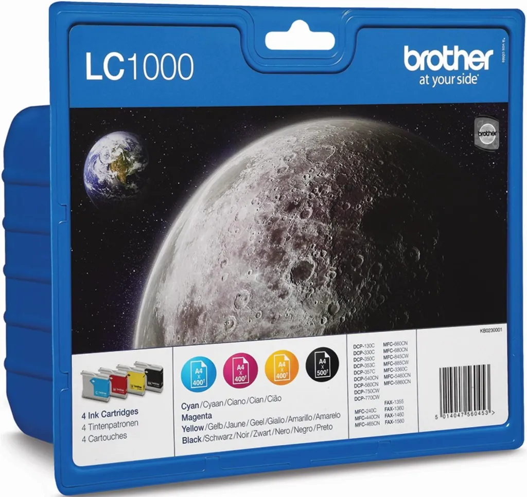 BROTHER LC-1000 4-couleurs Value Pack
