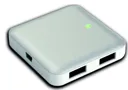 HUB ESSENTIELB Granite USB-A/mini/ 4 por