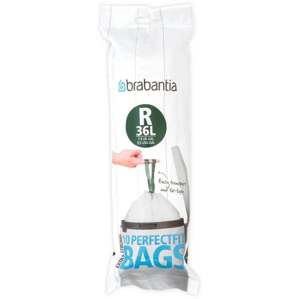 BRABANTIA Sac poubelle PerfectFit R - 36 litres - 10 sacs