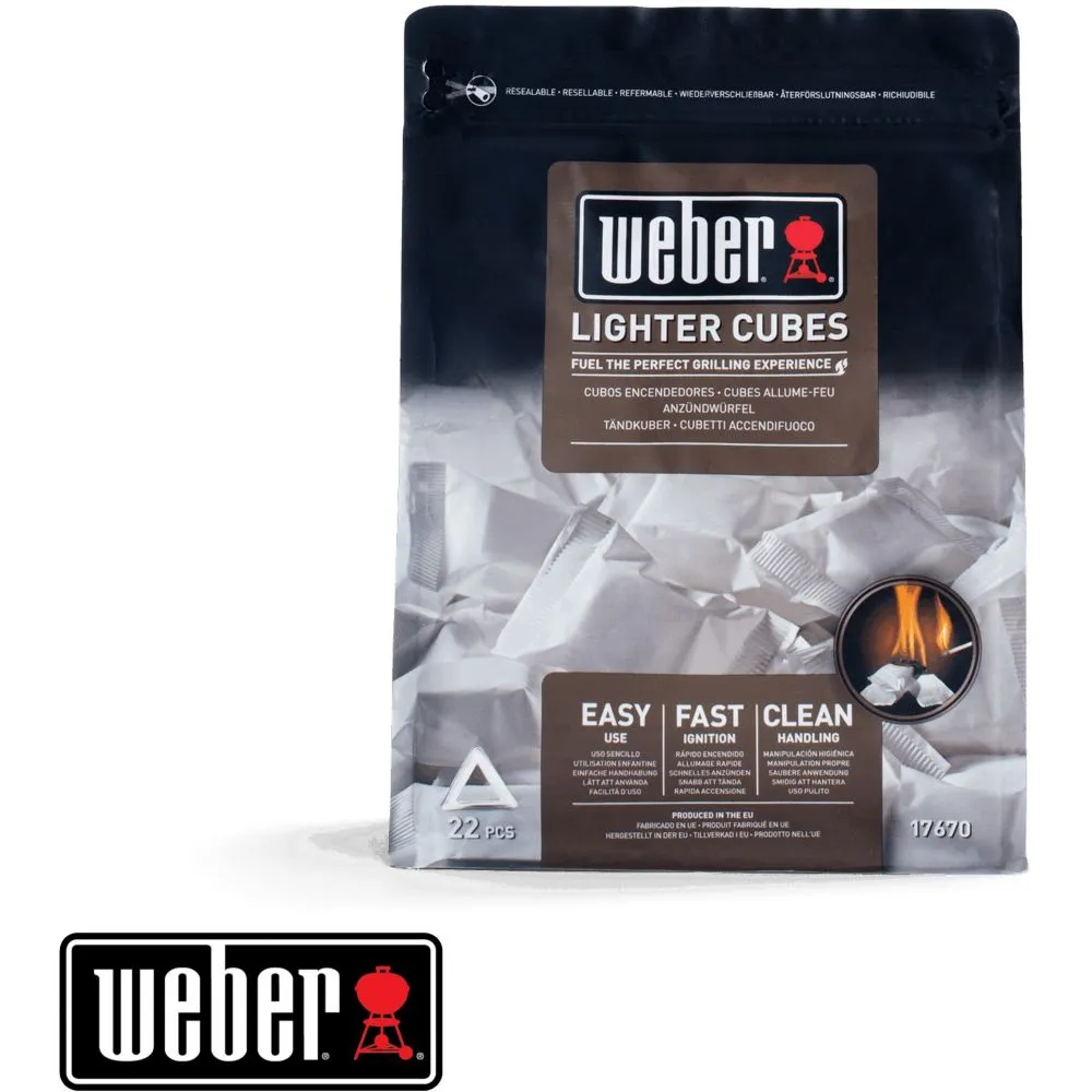 WEBER Allume feu de 22 cubes blancs