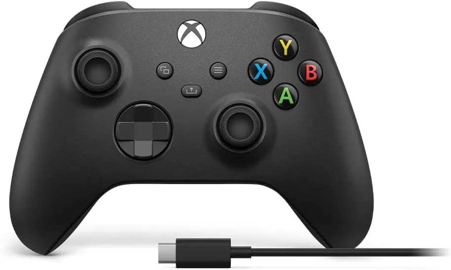 Manette MICROSOFT Sans Fil avec cable po