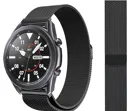 IBROZ Bracelet Universel pour Montre connectée - 22mm - Acier - Noir