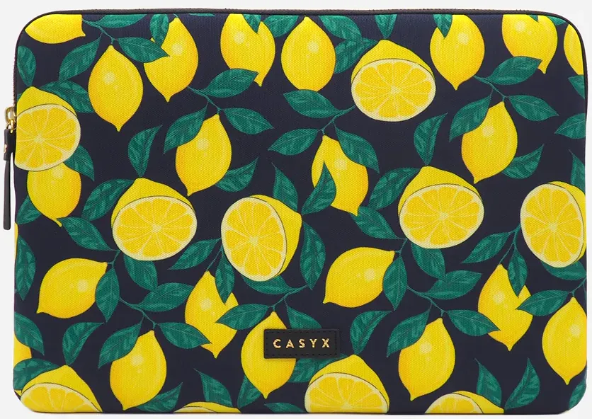 CASYX Housse pour Laptop 13-14" - Citrons Nocturnes