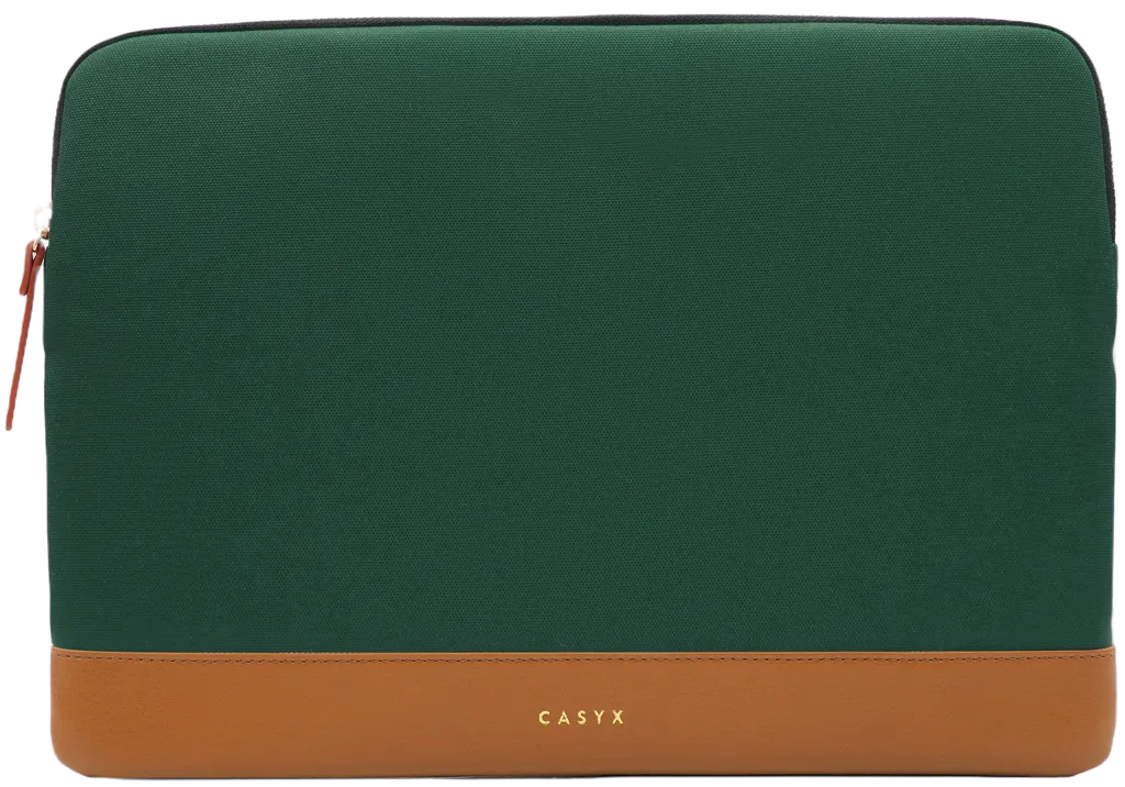 CASYX Housse pour Laptop 13" - Vert Victorien