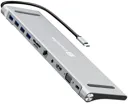 XTREMEMAC Station d'accueil 11-en-1 USB-C - Argent