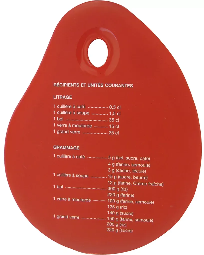 ESSENTIEL-B Corne pâtisserie en silicone - Rouge