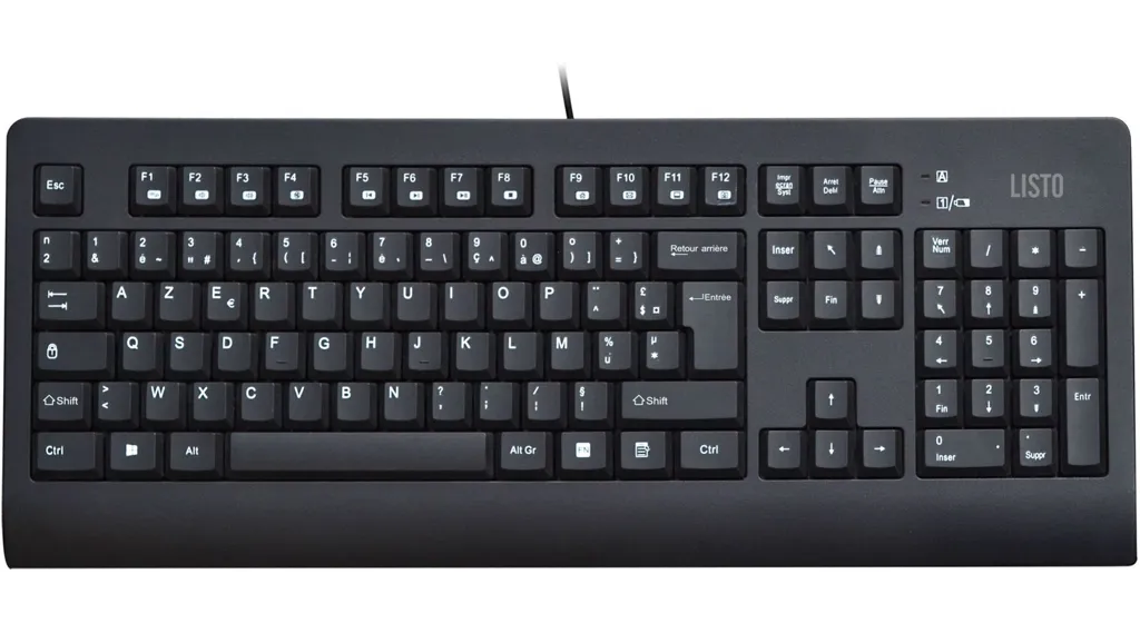 LISTO Clavier filaire CF-266 AZERTY (FR)