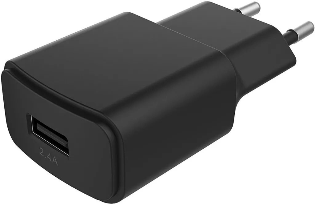 Chargeur secteu ESSENTIELB 12W USB-A Noi