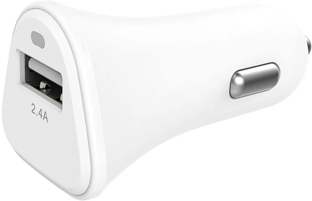 ESSENTIEL-B Chargeur allume-cigare  USB A 2,4 A - Blanc