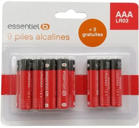 Pile ESSENTIELB LR03 AAA POWERPLUS x12