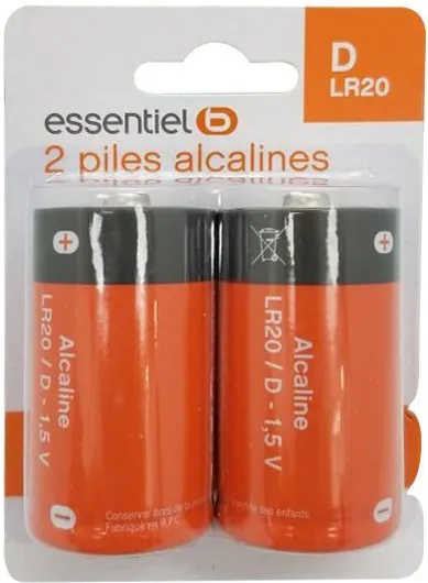 ESSENTIEL-B Pile D (LR20) X 2