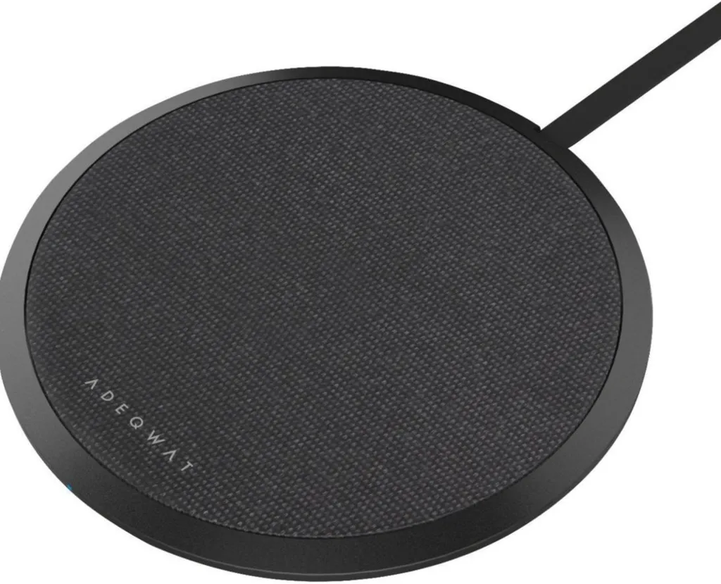 ADEQWAT Chargeur induction sans fil - 10 W - Noir
