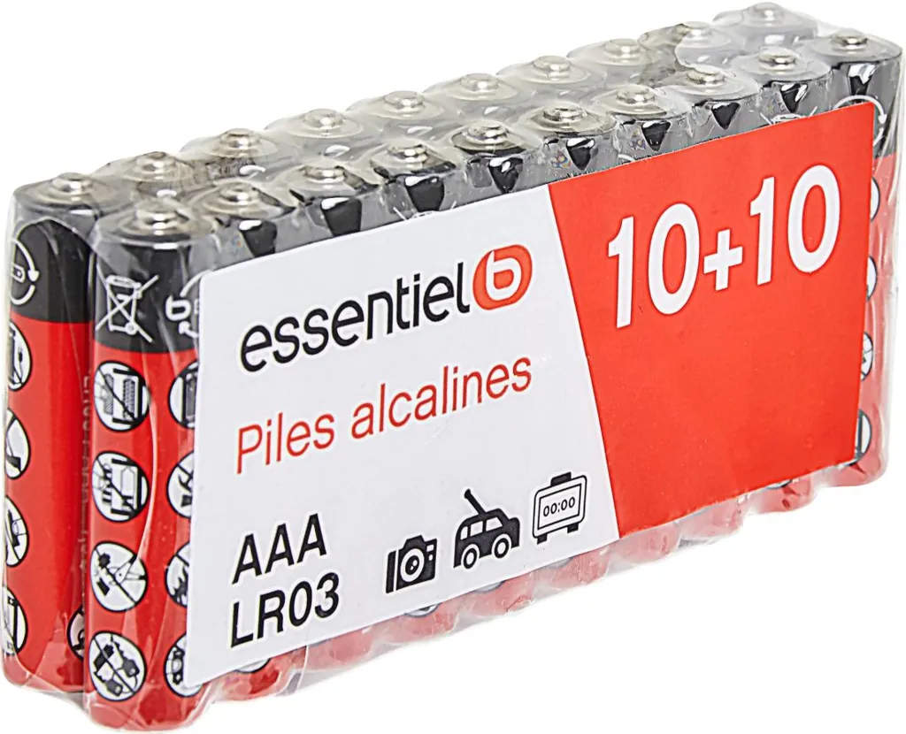 Pile ESSENTIELB LR03 AAA POWERPLUS  x20