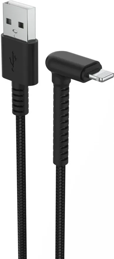 ADEQWAT Câble coudé Lightning vers USB A - 1,2 m
