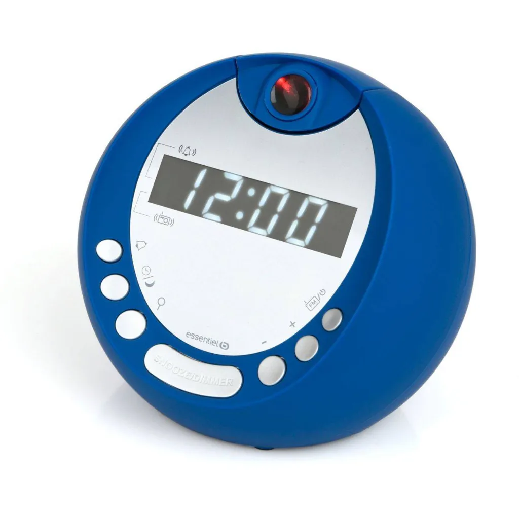 ESSENTIEL-B Radio réveil - RRVP-100 Bleu