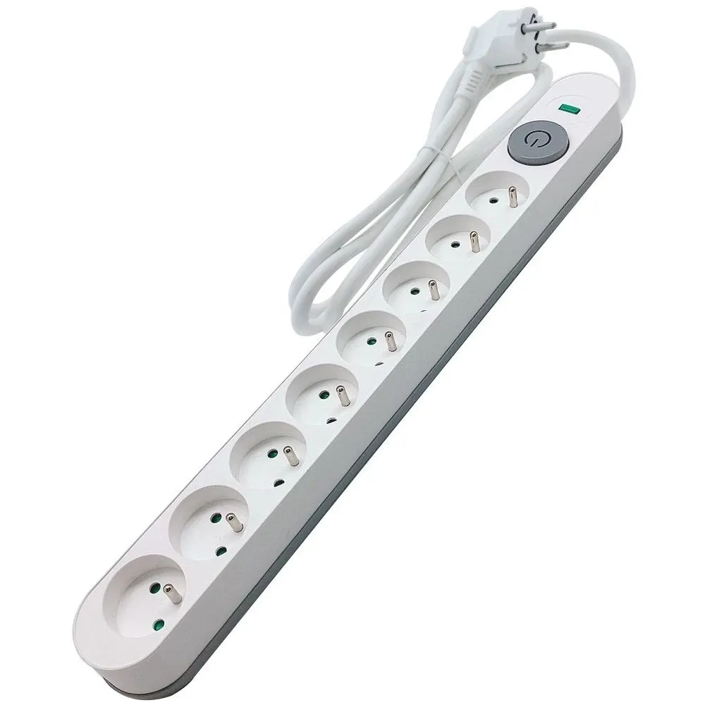ESSENTIEL-B Multiprise - 8 Prises - Blanc