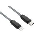 ADEQWAT Câble Lightning vers USB C - 2 m. - Gris