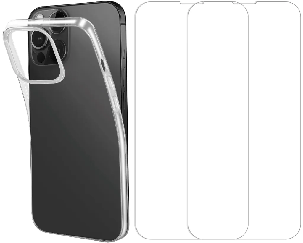 ESSENTIEL-B Pack Coque + 2x verre trempé pour iPhone 13 Pro Max