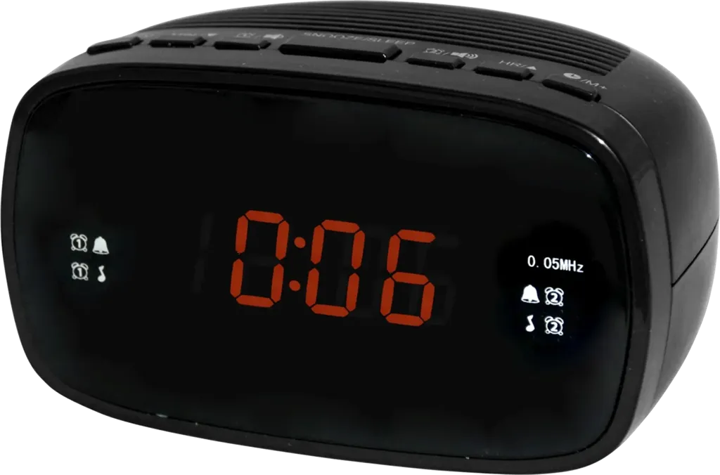 LISTO Radio réveil RR-908 - Noir