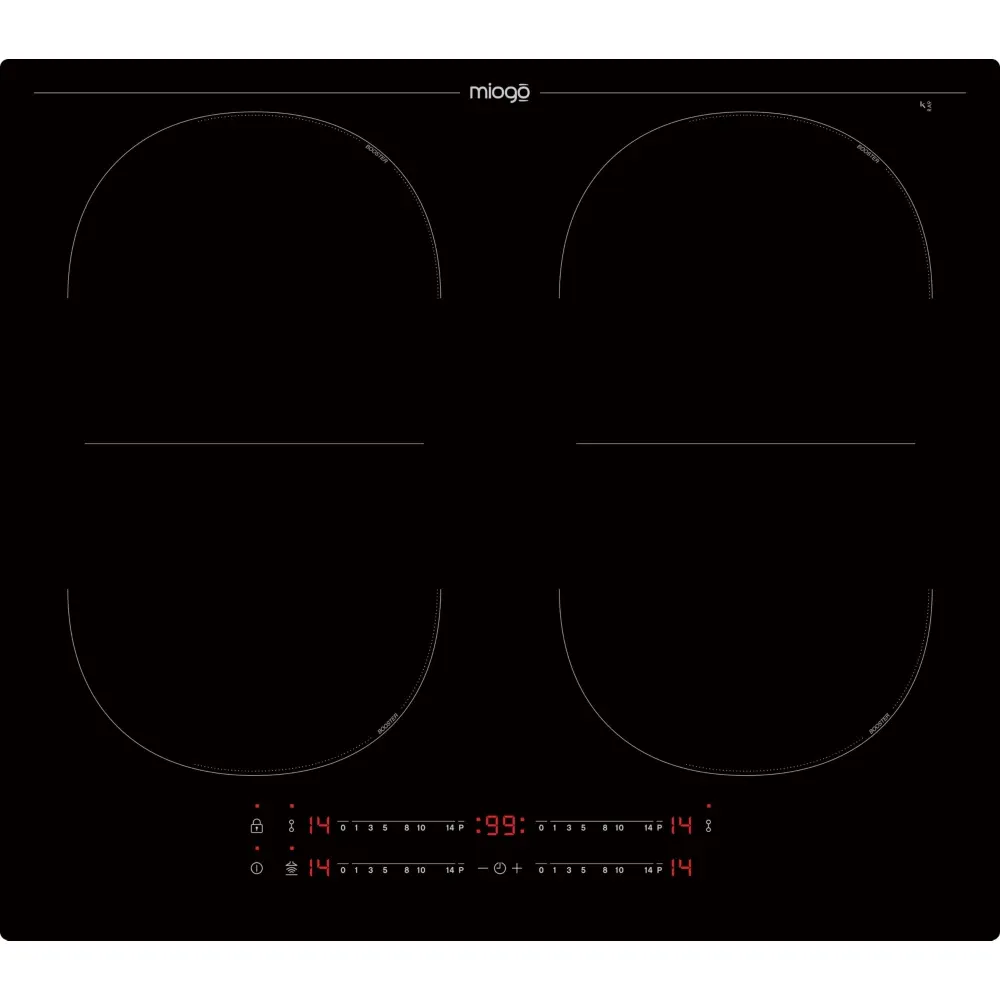 MIOGO Taque à induction MHI601SH SmartHood